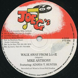 Mike Anthony (2) Walk Away From Love Vinyl 12" USED