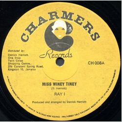 Ray I / Winston McAnuff Miss Winey Tiney / Armageddon Time Vinyl 12" USED