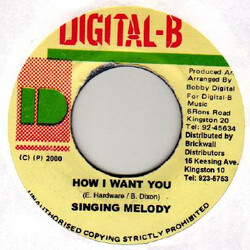 Singing Melody How I Want You Vinyl 7" USED