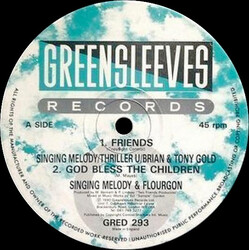 Singing Melody / Thriller U / Brian & Tony Gold Friends Vinyl 12" USED
