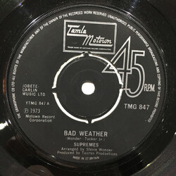 The Supremes Bad Weather Vinyl 7" USED