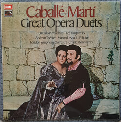 Montserrat Caballé / Bernabé Martí Great Opera Duets Vinyl LP USED