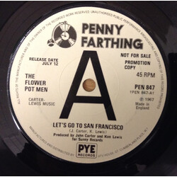 Flower Pot Men Let's Go To San Francisco Vinyl 7" USED