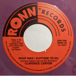 Clarence Carter What Was I Suppose To Do Vinyl 7" USED