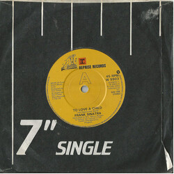 Frank Sinatra To Love A Child Vinyl 7" USED
