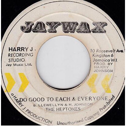 The Heptones Do Good To Each & Everyone Vinyl 7" USED