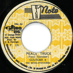 Culture / The Revolutionaries Peace Truce Vinyl 7" USED