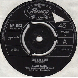 Allun Davies (2) One Day Soon USED VINYL 7INCH 45 RPM