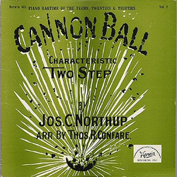 Various Cannonball (Piano Ragtime Of The Teens, Twenties & Thirties Vol. 2) Vinyl LP USED