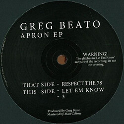 Greg Beato Apron EP Vinyl 12" USED
