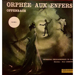 Jacques Offenbach / Orchestre Philharmonique De Paris (2) / René Leibowitz Orphée Aux Enfers (Volume 1) Vinyl LP USED