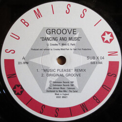 Groove Dancing And Music / Submit (To The Beat) Vinyl 12" USED
