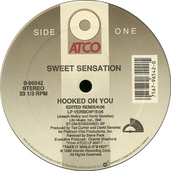 Sweet Sensation Hooked On You Vinyl 12" USED