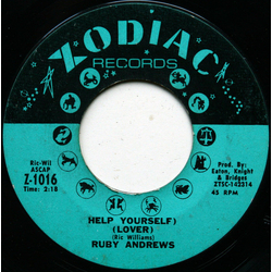 Ruby Andrews Help Yourself (Lover) / All The Way Vinyl 7" USED