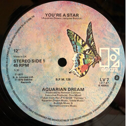 Aquarian Dream (2) You're A Star Vinyl 12" USED
