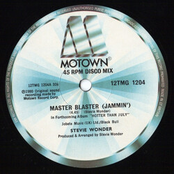 Stevie Wonder Master Blaster (Jammin') Vinyl 12" USED