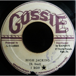 I-Roy High Jacking / Black Man Time Vinyl 7" USED