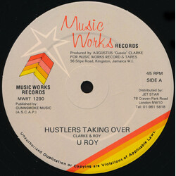 U-Roy Hustlers Taking Over Vinyl 12" USED