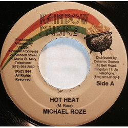 Michael Rose Hot Heat USED VINYL 7INCH 45 RPM