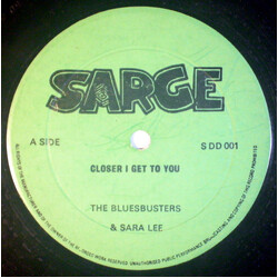 The Blues Busters / Sara Lee (3) Closer I Get To You / Three Times A Lady Vinyl 12" USED