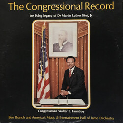 Walter E. Fauntroy The Congressional Record: The Living Legacy Of Dr. Martin Luther King, Jr. Vinyl LP USED