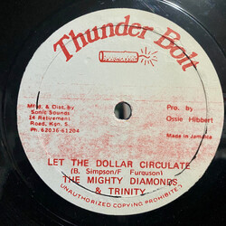 The Mighty Diamonds / Trinity (4) / Ossie Hibbert / Sly & Robbie Let The Dollar Circulate / Dollar Racket Version Vinyl 12" USED