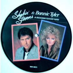 Shakin' Stevens / Bonnie Tyler A Rockin' Good Way Vinyl 7" USED