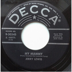 Jerry Lewis (3) My Mammy Vinyl 7" USED
