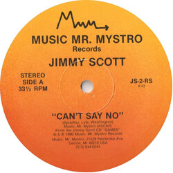 Jimmy Scott (6) Can't Say No Vinyl 12" USED