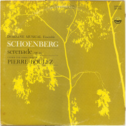 Arnold Schoenberg / Pierre Boulez / Orchestre Du Domaine Musical Serenade Op. 24 Vinyl LP USED