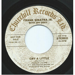 Frank Sinatra Jr. / Jan Gray Cry A Little Vinyl 7" USED