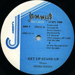 Shabba Ranks Get Up Stand Up Vinyl 12" USED