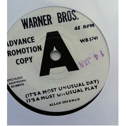 Allan Sherman (It's A Most Unusual Day) It's A Most Unusual Play Vinyl 7" USED