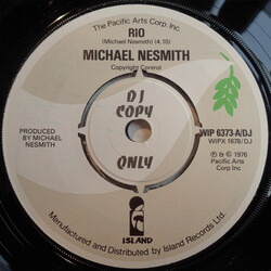 Michael Nesmith Rio Vinyl 7" USED