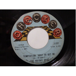 Knight Brothers Temptation 'Bout To Get Me Vinyl 7" USED