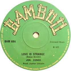 Joncunoo Love Is Strange / When We Were Children Vinyl 7" USED