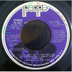 Fred Wesley & The JB's If You Don't Get It The First Time, Back Up And Try It Again, Party Vinyl 7" USED