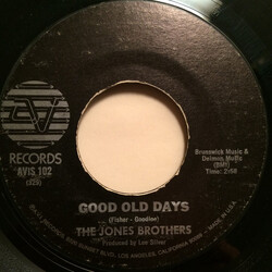 The Jones Brothers (2) Good Old Days / Lucky Lady Vinyl 7" USED