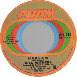 Bill Withers Harlem / Ain't No Sunshine Vinyl 7" USED