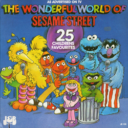 Sesame Street The Wonderful World Of Sesame Street Vinyl LP USED