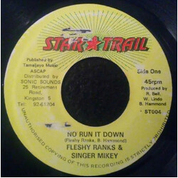 Fleshy Ranks / Singer Mikey No Run It Down / You're My Woman Vinyl 7" USED