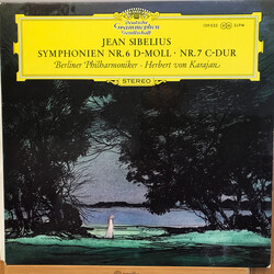 Jean Sibelius / Berliner Philharmoniker / Herbert von Karajan Symphonien Nr.6 In D Moll • Nr.7 In C-Dur Vinyl LP USED