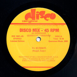 Al Gonzalez / Guito Y Su Conjunto El Rumbon / Guantanamera Vinyl 12" USED