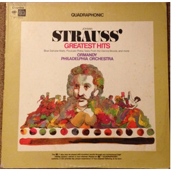 Johann Strauss Jr. / The Philadelphia Orchestra / Eugene Ormandy Johann Strauss' Greatest Hits Vinyl LP USED