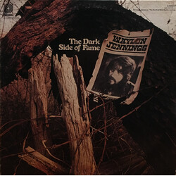 Waylon Jennings The Dark Side Of Fame Vinyl LP USED