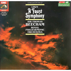 Franz Liszt / Sir Thomas Beecham / Royal Philharmonic Orchestra A Faust Symphony Vinyl LP USED
