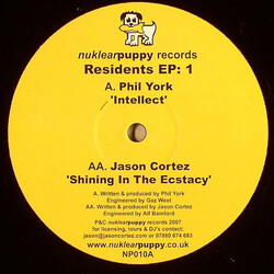 Phil York / Jason Cortez Residents EP: 1 Vinyl 12" USED