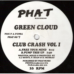 Green Cloud Club Crash Vol. 1 Vinyl 12" USED