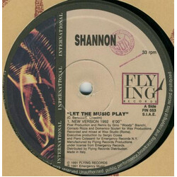 Shannon Let The Music Play Vinyl 12" USED
