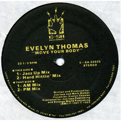 Evelyn Thomas Move Your Body Vinyl 12" USED